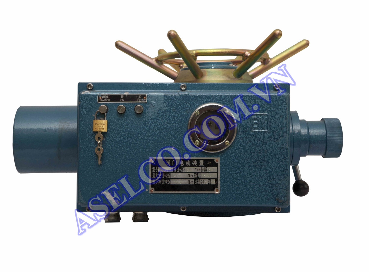 Bộ điều khiển van nạp bi máy nghiền NHI (Actuator for ball charging valve)
