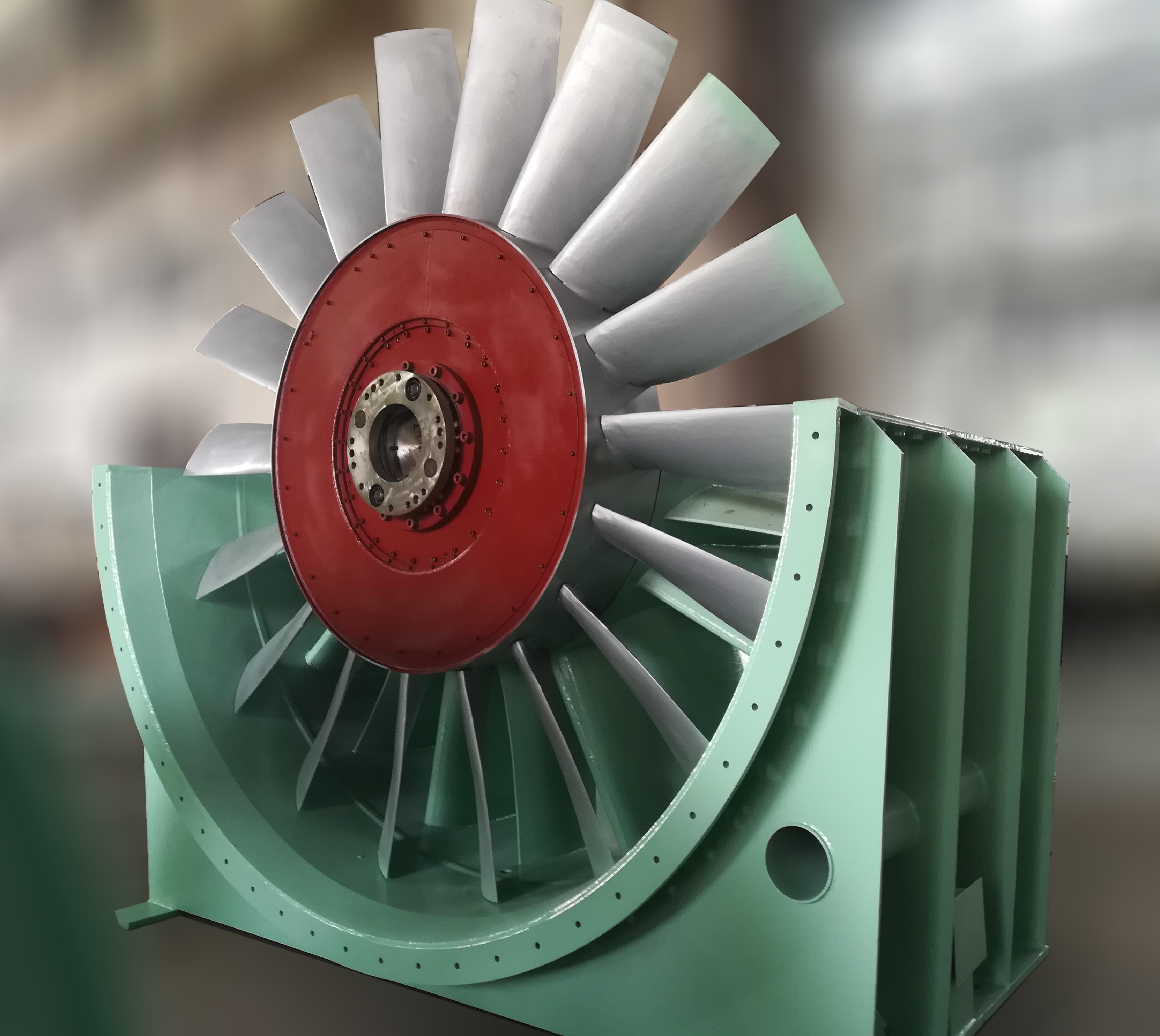 FGD-shaft fan for thermal power plan